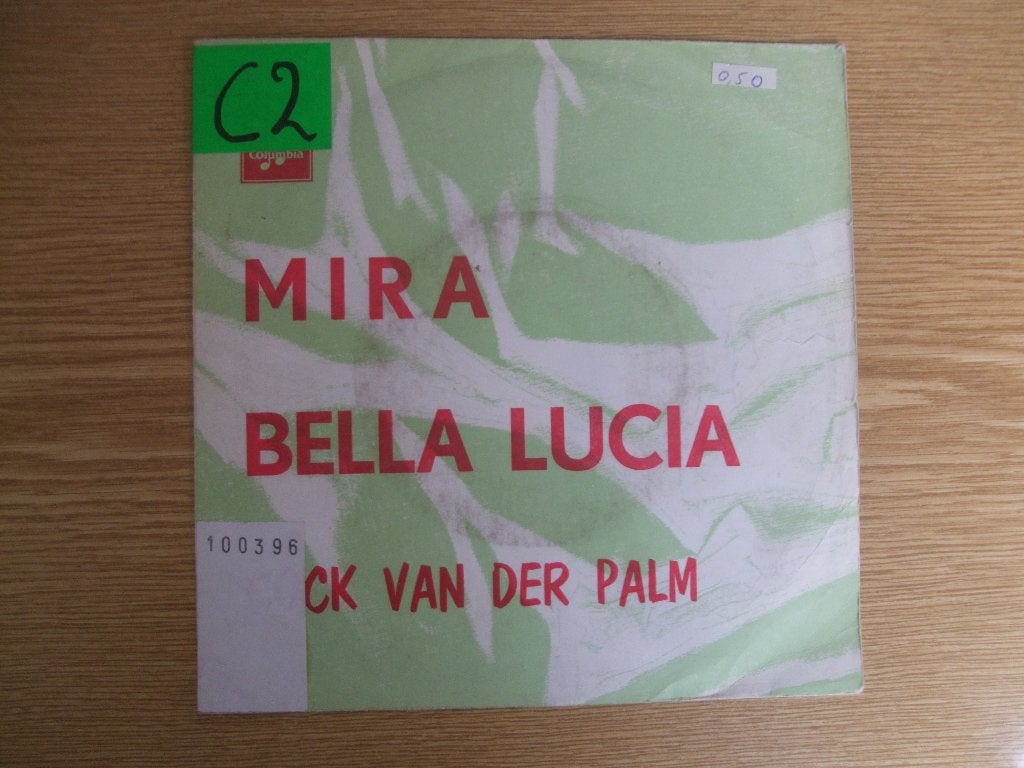 COCK VAN DER PALM     MIRA / BELLA LUCIA, 7 inch, Single, Ophalen of Verzenden, Nederlandstalig