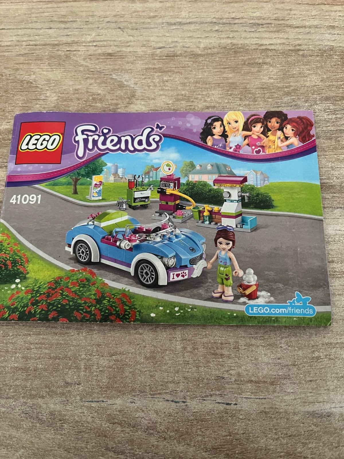 Lego Friends 41091 Mia's Sportwagen met accessoires, Lego, Friends, Ophalen of Verzenden, Zo goed als nieuw
