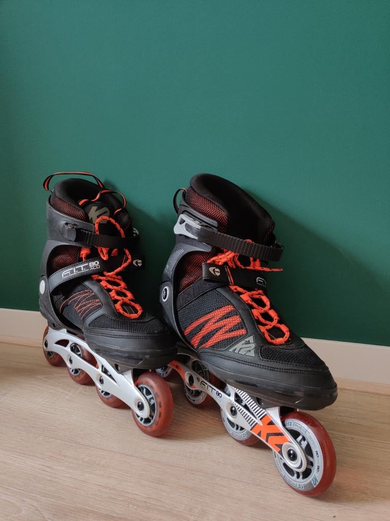 Skeelers K2 F.I.T. ALU- Maat 48, Sport en Fitness, Skeelers, Ophalen, K2, Gebruikt, Heren