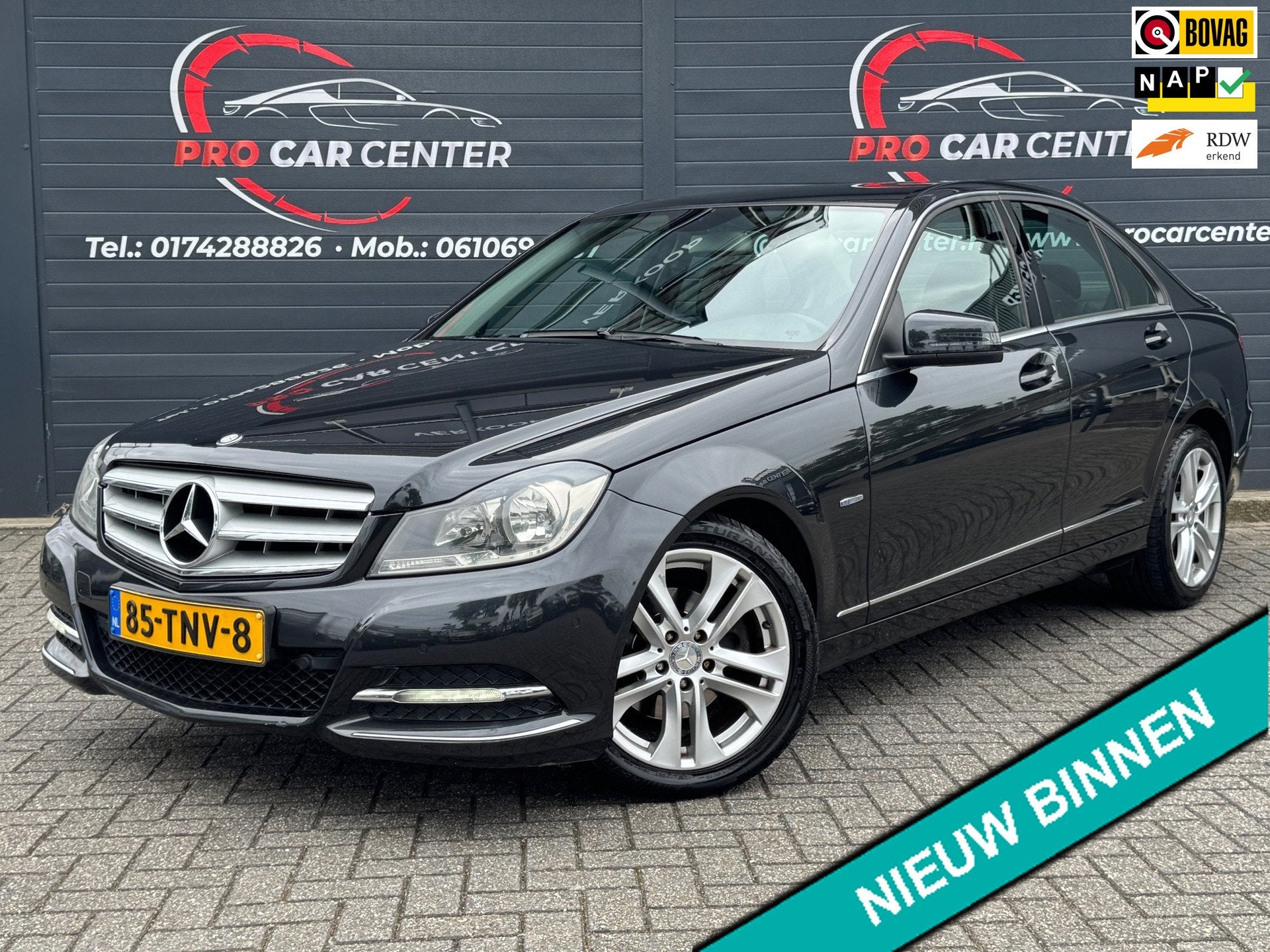 Mercedes-Benz C-klasse 200 Premium Edition AUT | CLIMATE | C, Auto's, Automaat, Euro 5, Zwart, 4 cilinders