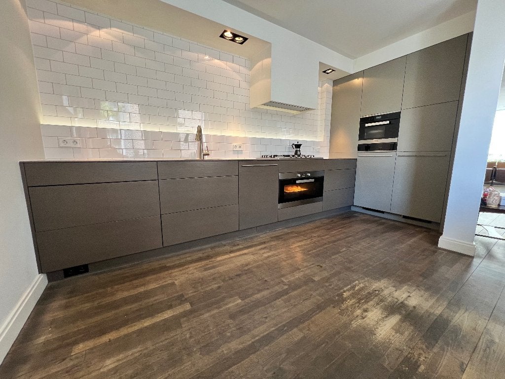 Complete Designkeuken (2015) incl. Inbouwapparatuur, Huis en Inrichting, Keuken | Complete keukens, Ophalen, Gebruikt, Hoekkeuken