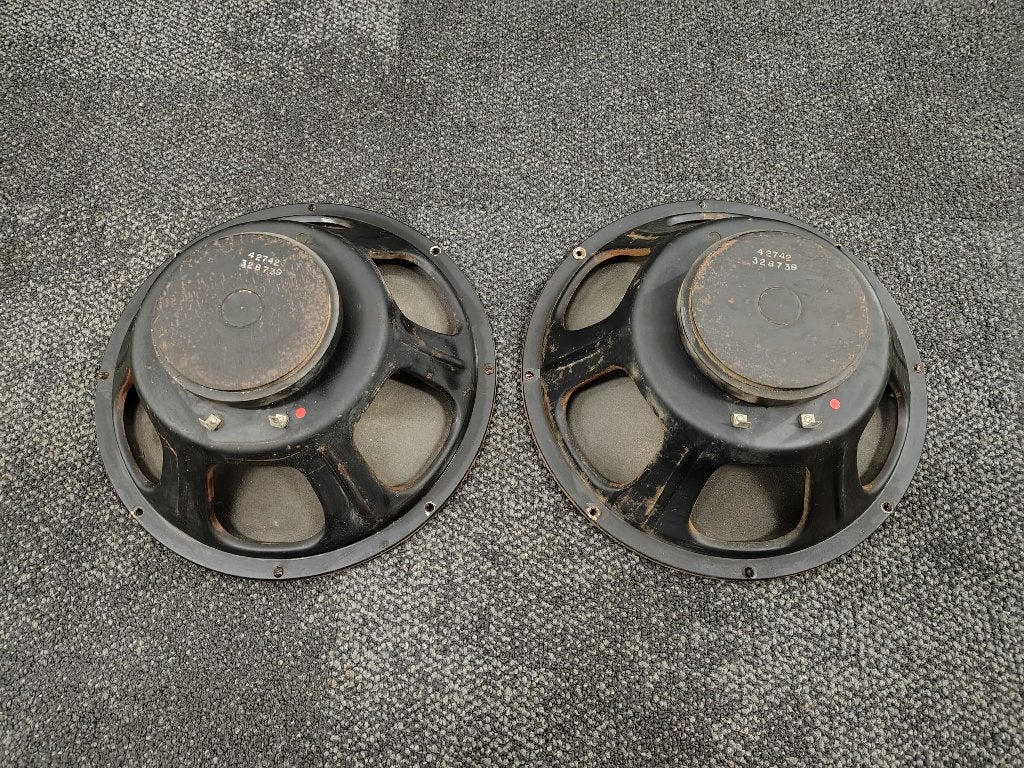 2x 12" Speakers Rock- Ola 437/ Ultra (1968) jukebox, Verzenden, Gebruikt, 1950 tot 1960, Seeburg