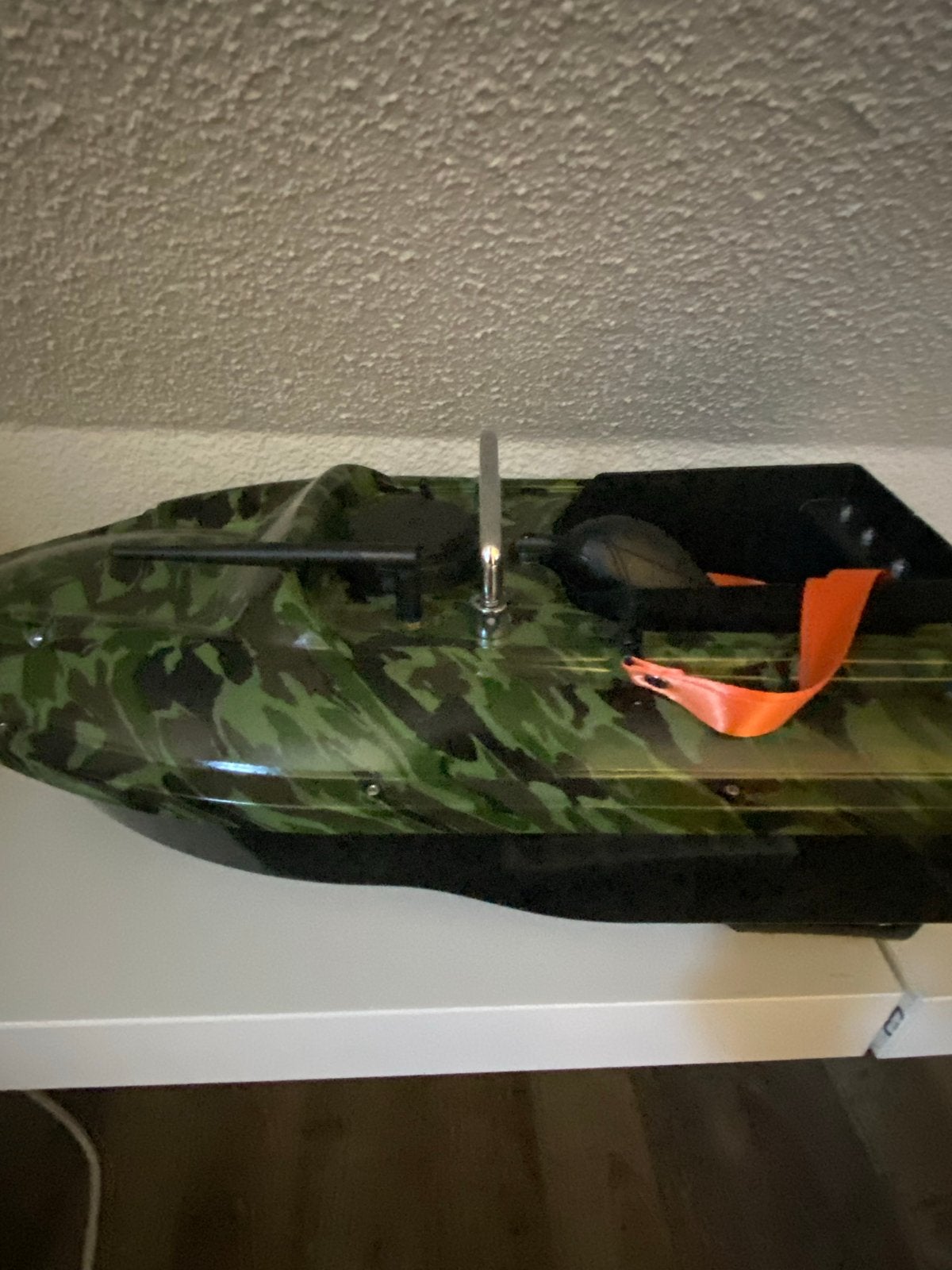 Voerboot camouflage met afstandsbediening, Ophalen of Verzenden, Gebruikt