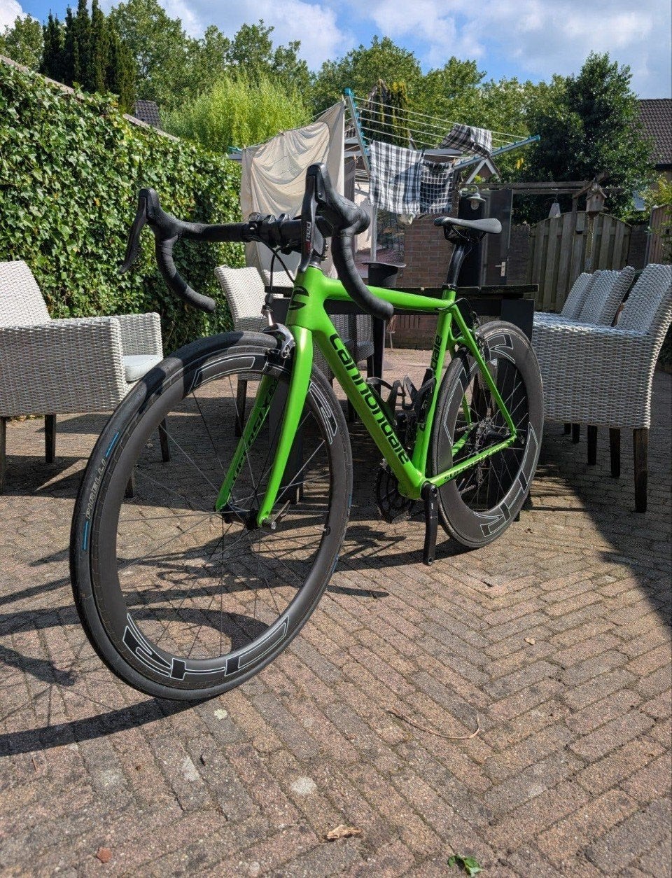 Cannondale SuperSix EVO Carbon | SRAM Red 22, 28 inch, Carbon, Velgrem, 49 tot 53 cm