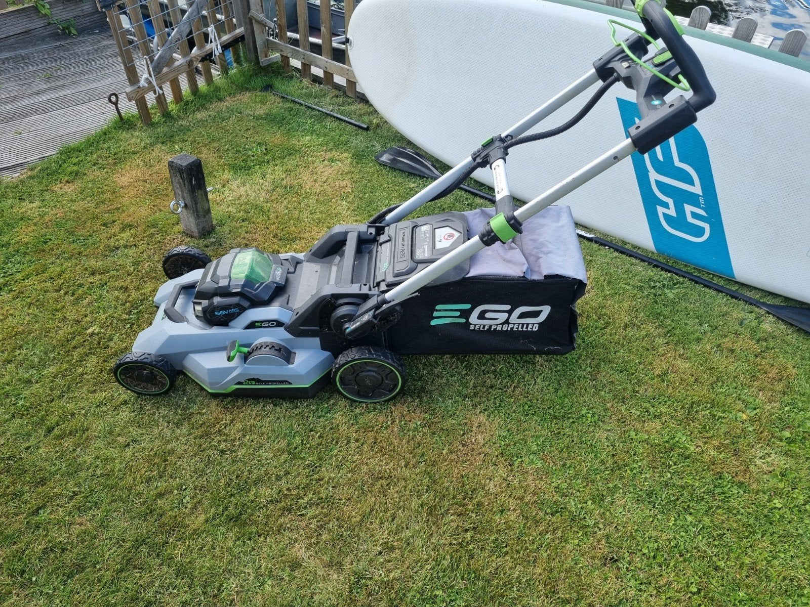 ego grasmaaier en kantemaaier, Ophalen, Cirkelmaaier, Zo goed als nieuw, 50 cm of meer