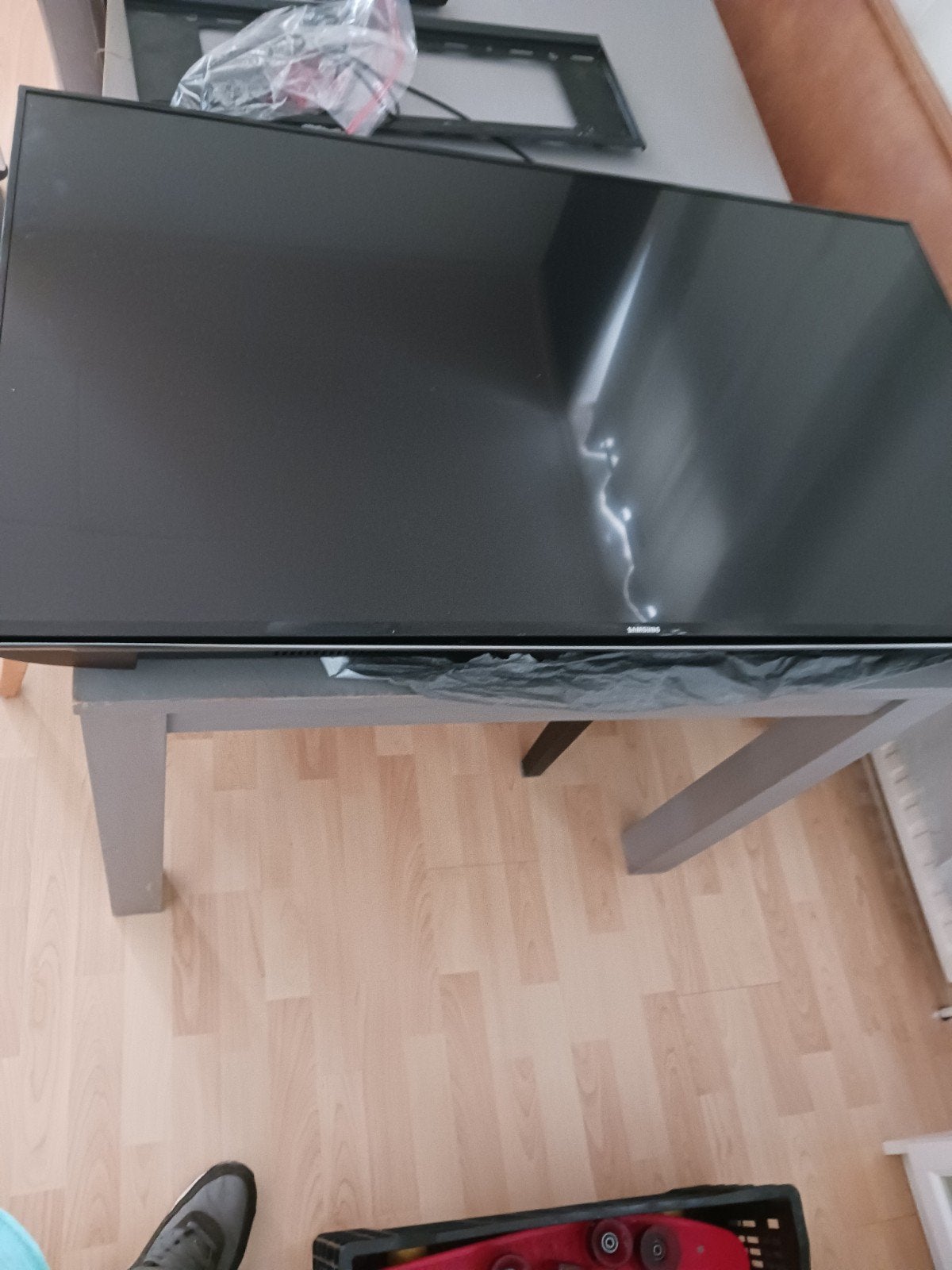 Samsung TV met zwarte streep in het midden van het scherm, Audio, Tv en Foto, Ophalen, 50 Hz, Samsung, 100 cm of meer