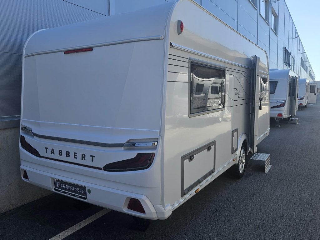 Tabbert Cazadora 495 HE (2026) Vol opties! met mover, Schokbreker, Tabbert, Bedrijf, Treinzit