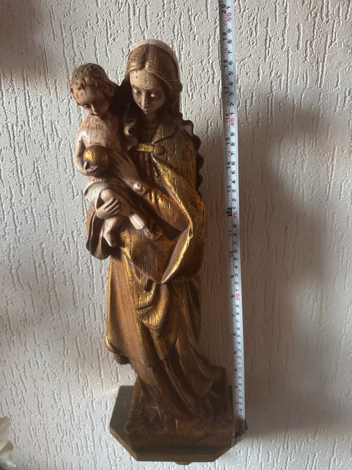 Set van 6 religieuze beelden - Maria, Jozef, Jezus, heiligen, Ophalen