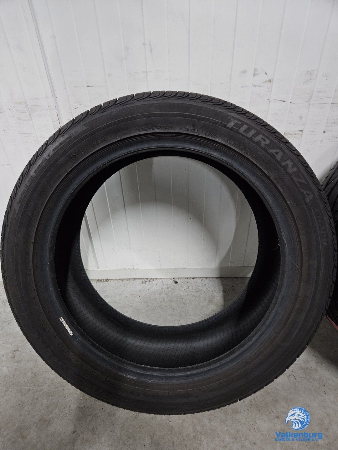 6-7mm! Zomerbanden 245/45R18 Bridgestone Turanza, 18 inch, -, -, Ophalen of Verzenden