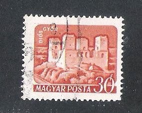 Hongarije; 1652 Burchten en kastelen, Verzenden, Gestempeld