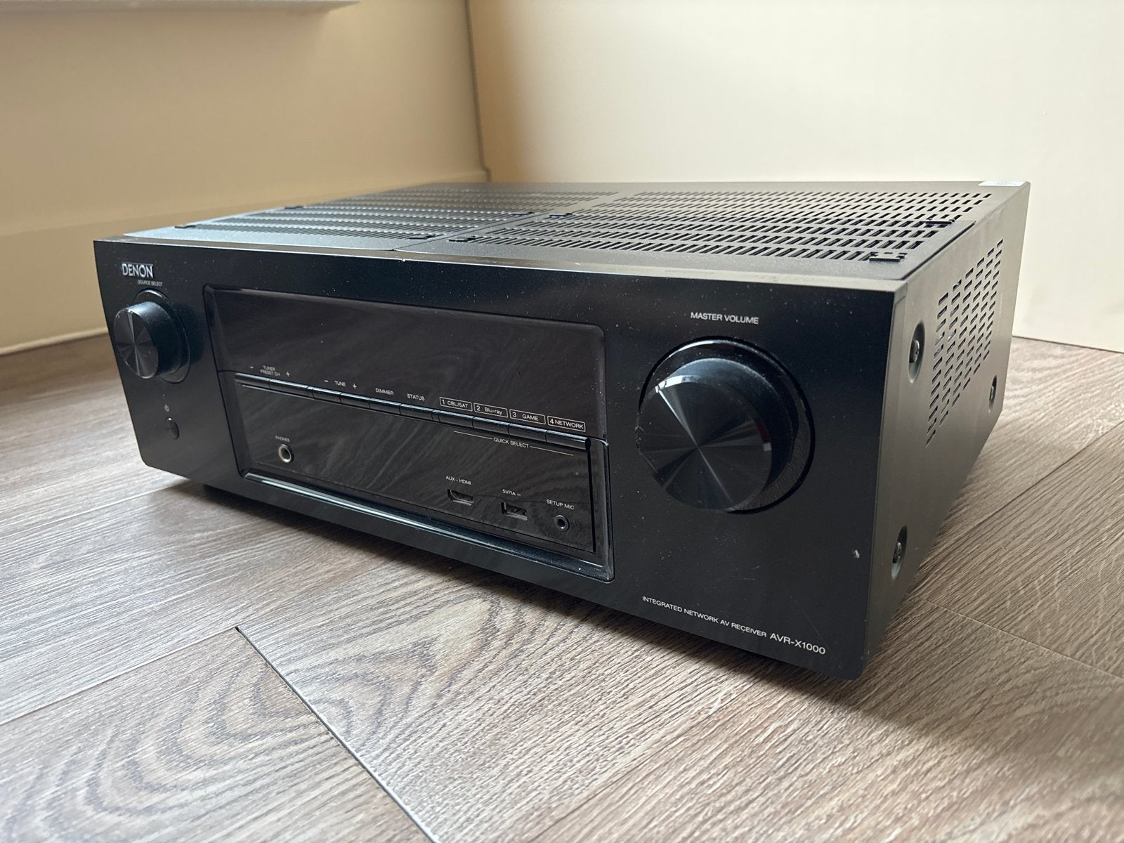 Denon AVR-X1000 AV Receiver - 5.1 Kanaals, Ophalen, Gebruikt, Denon, 60 tot 120 watt