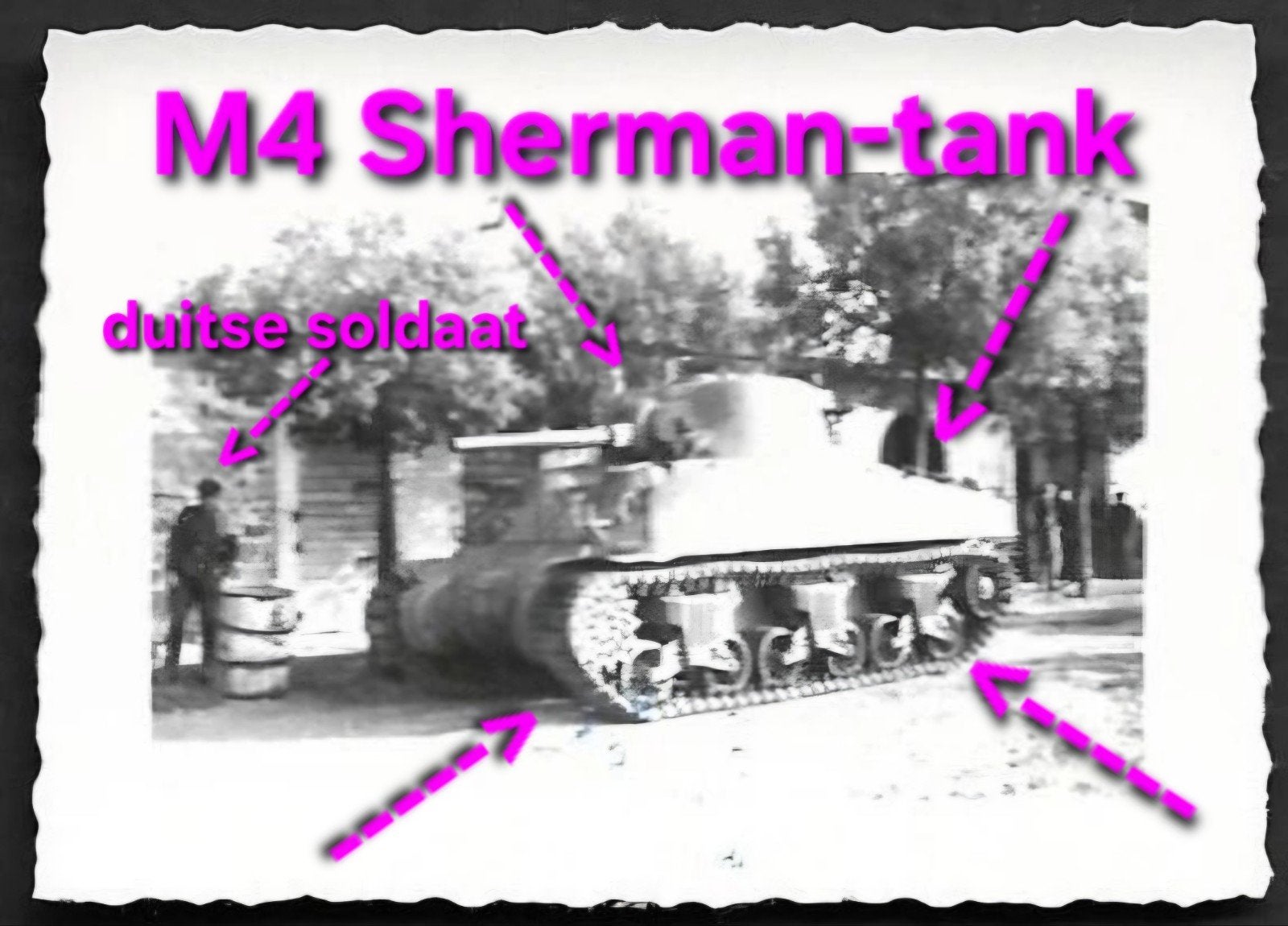 1x foto wo2 M4 SHERMAN-TANK topper
kijk, Ophalen of Verzenden, Nederland, Foto of Poster