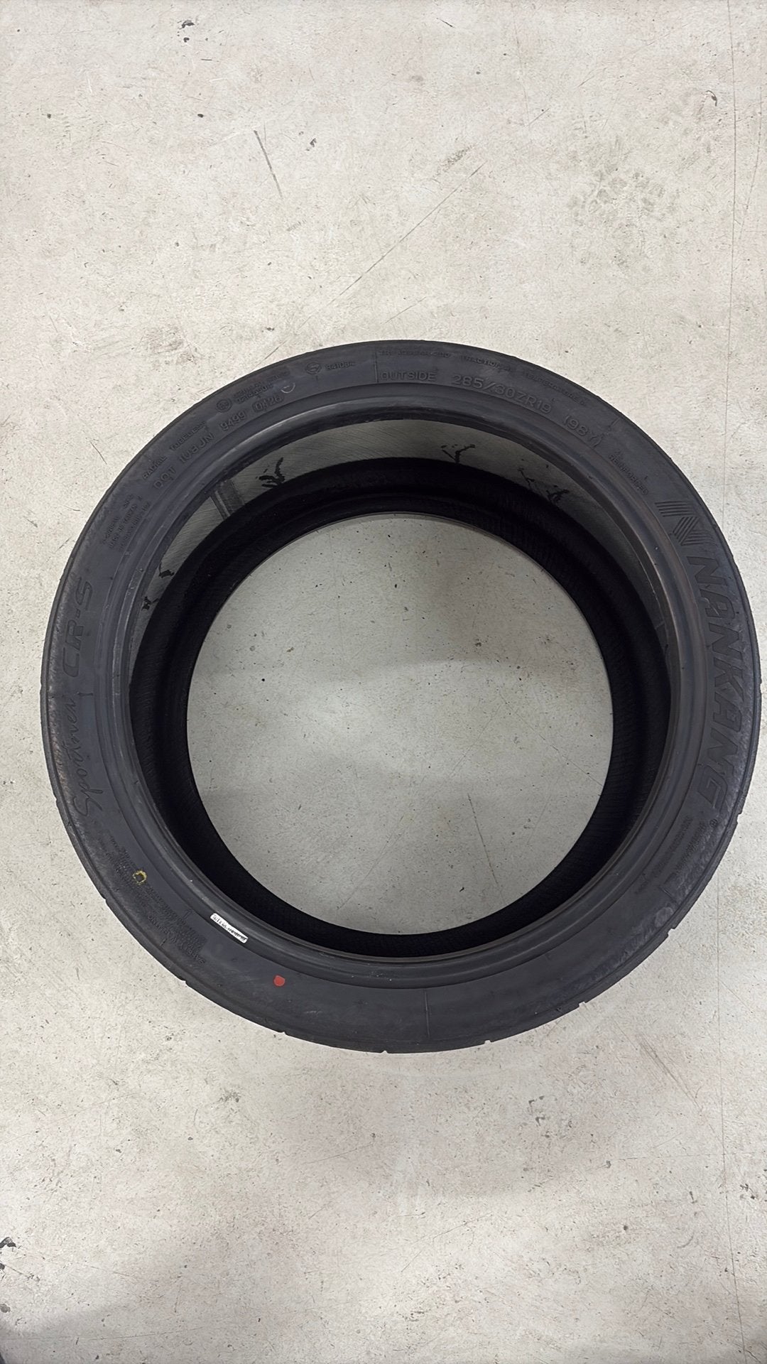 Nankang CR-s 285/30/19 semi slicks, Ophalen, Zo goed als nieuw