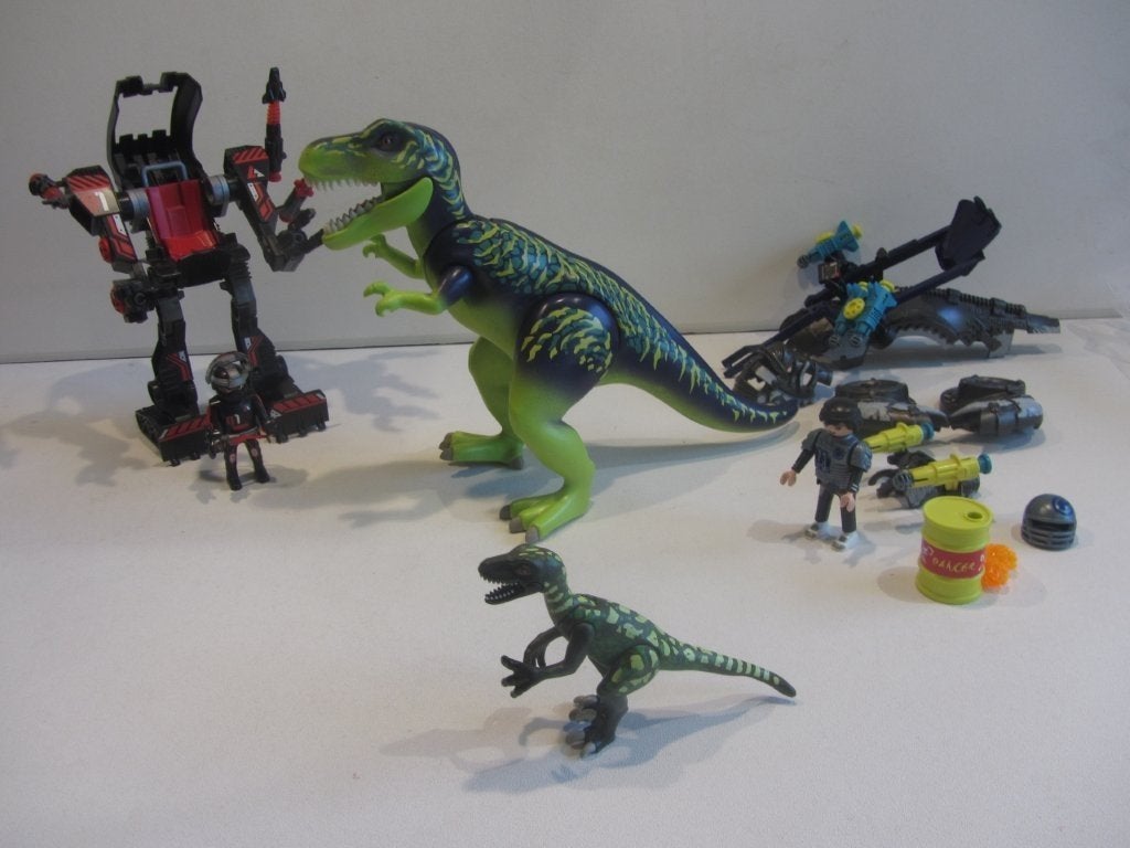 Playmobil Dino Rise T-Rex gevecht der giganten – 70624, Ophalen of Verzenden, Gebruikt, Complete set