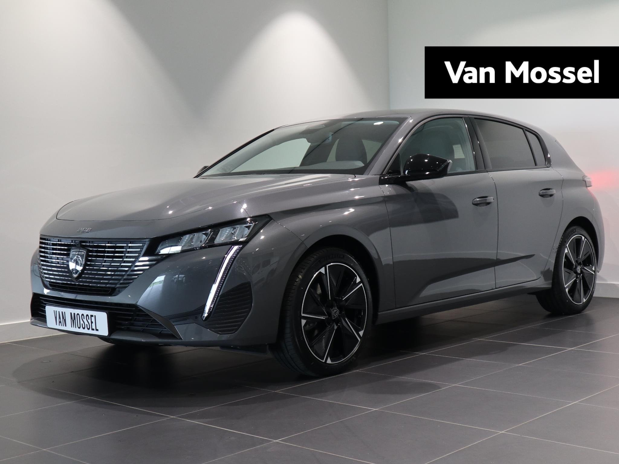 Peugeot E-308 Allure 54 kWh CAMERA - CRUISE CONTROL - KEYLES, Auto's, 156 pk, Leder en Stof, Origineel Nederlands, 416 km
