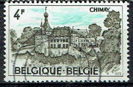 Belgie 1973 Toerisme Chimay, Verzenden, Gestempeld, Plaats of Gebouw