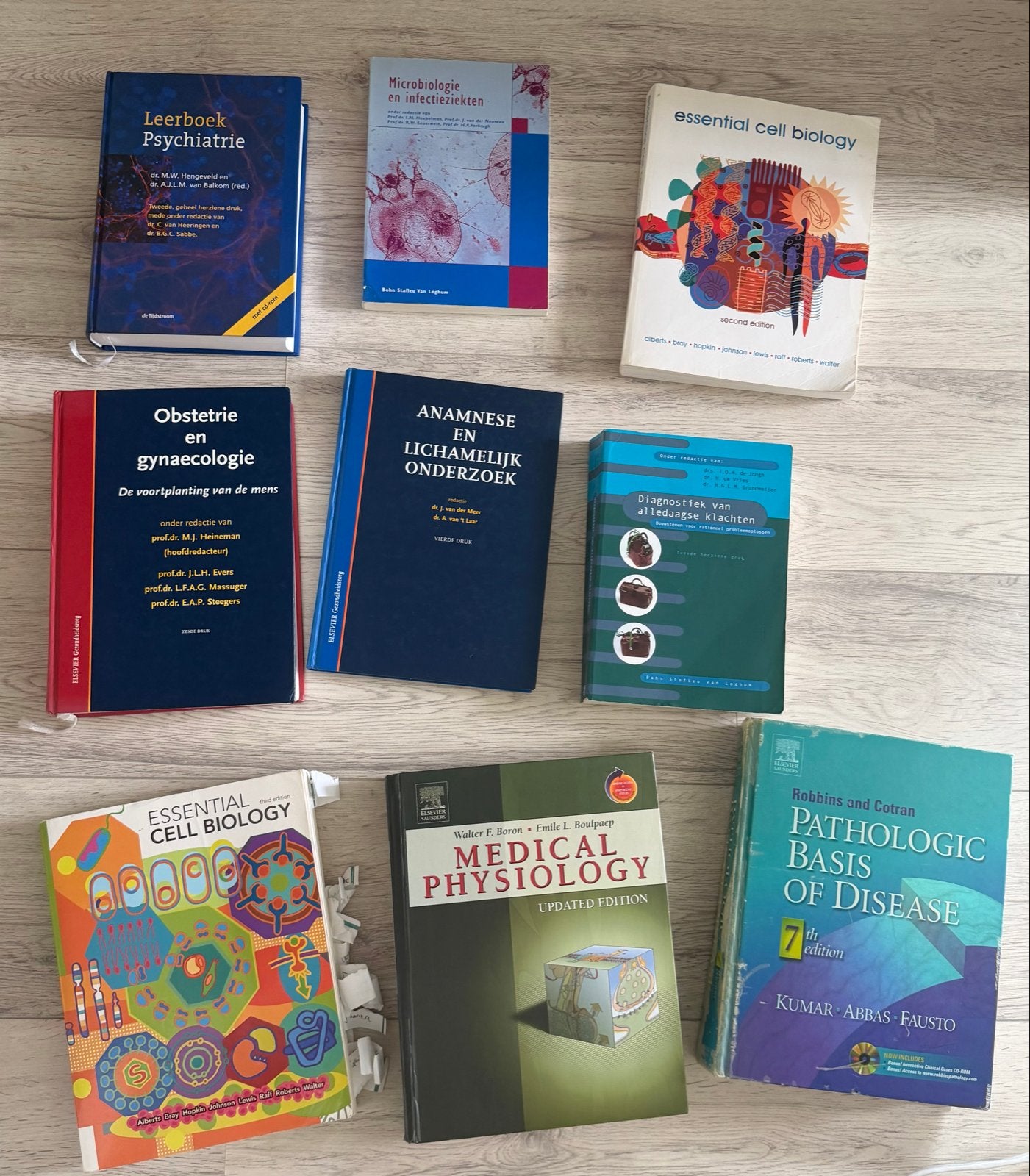 Set geneeskunde boeken, Ophalen, Beta, Zo goed als nieuw, WO