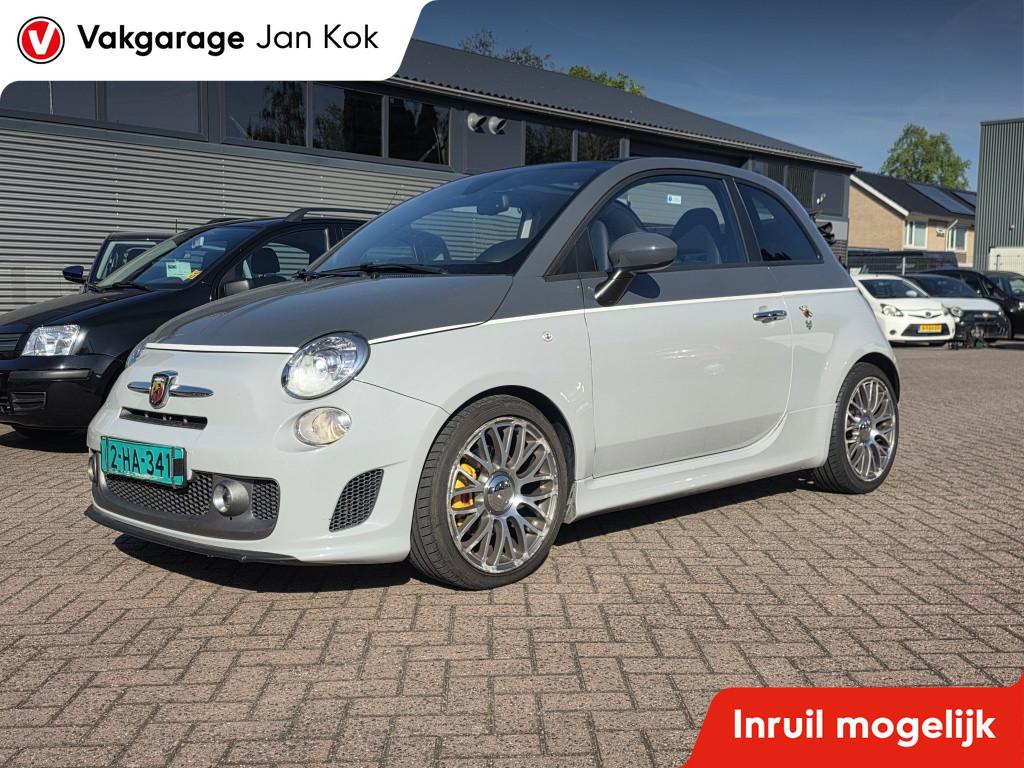 Fiat 500C 1.4 T-Jet Abarth Turismo 165pk, sabelt interieur., Automaat, Gebruikt, Euro 6, 4 cilinders