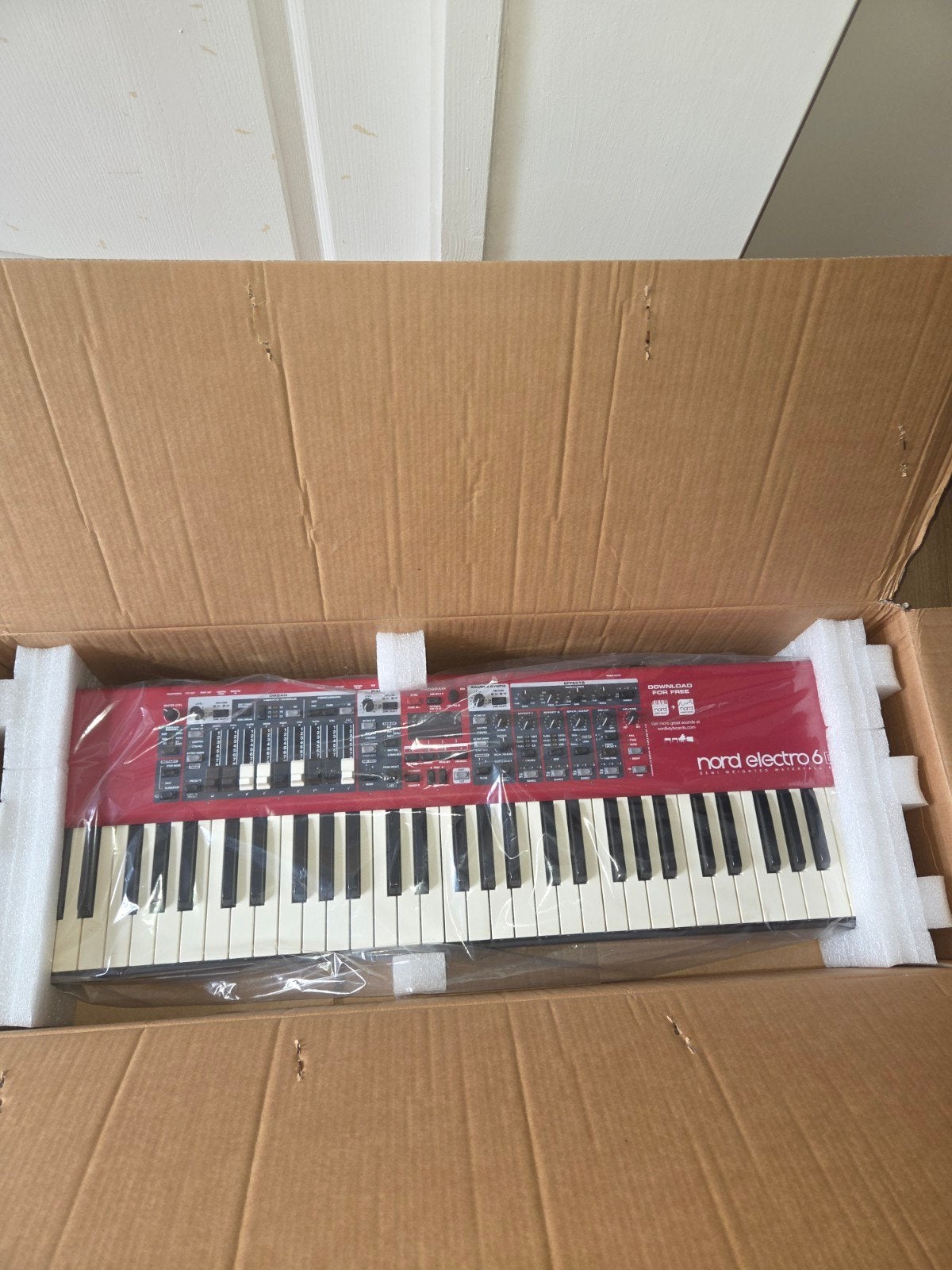 Piano/Keyboard Nord Electro 6D 61, 61 toetsen, Nieuw, Midi-aansluiting, Ophalen