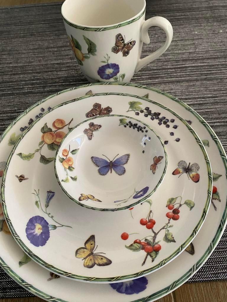 JBS Home Collection 'Fruit & Flowers' Servies, Ophalen, Keramiek, Zo goed als nieuw, Overige stijlen
