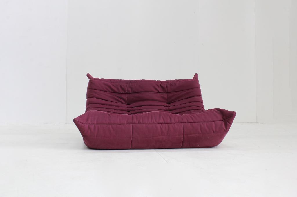 Vintage Togo 2 zits sofa ligne roset Michel Ducaroy, Vintage, design, Tweepersoons, 75 tot 100 cm, Ophalen of Verzenden