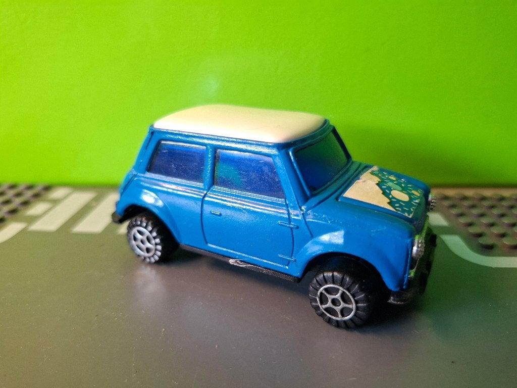 Onbekend - Mini Cooper [blauw] 1/40, Ophalen of Verzenden, Gebruikt, Auto