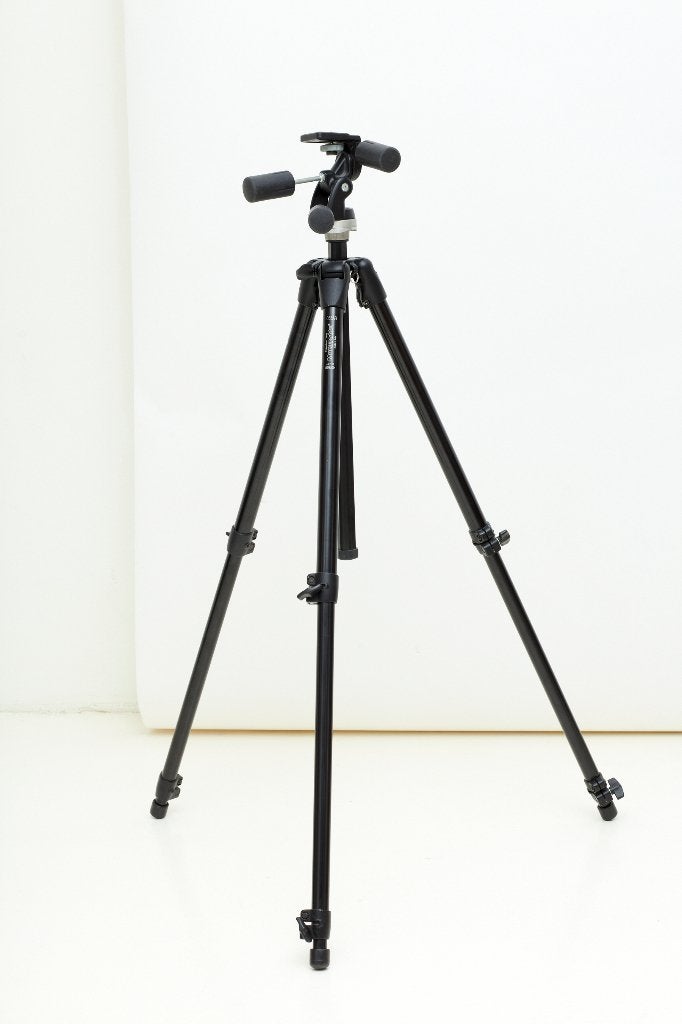 Manfrotto 055AB camera statief, Audio, Tv en Foto, Fotografie | Statieven en Balhoofden, Ophalen, Zo goed als nieuw, 150 tot 175 cm