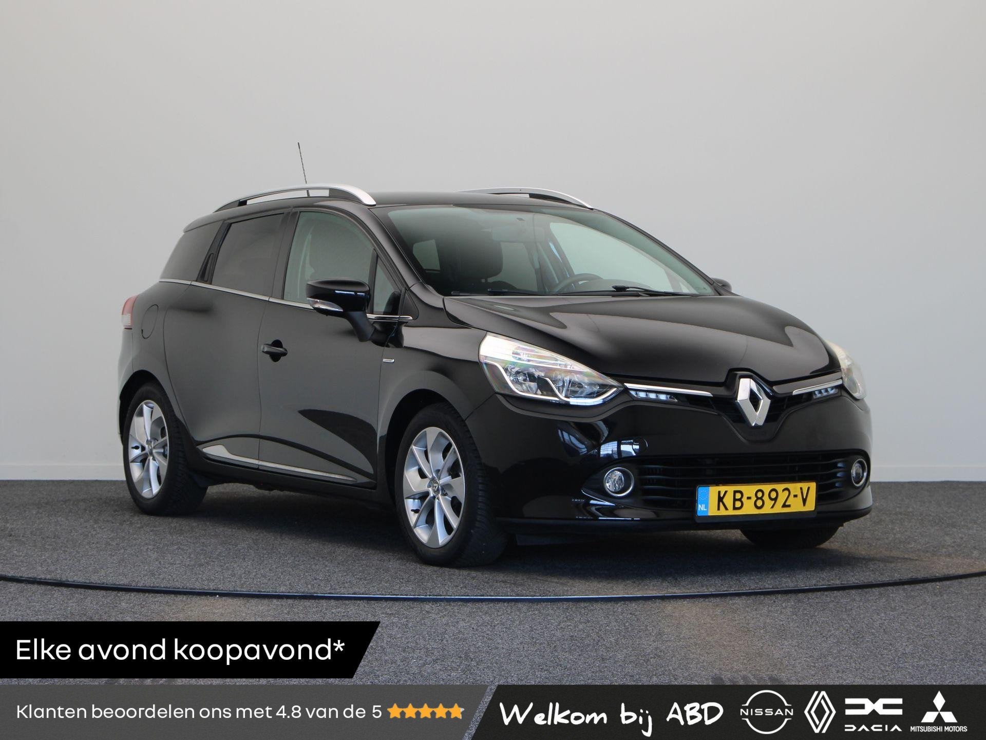 Renault Clio Estate TCe 90pk Limited | Trekhaak | Achteruitr, Voorwielaandrijving, Stof, Gebruikt, 580 kg