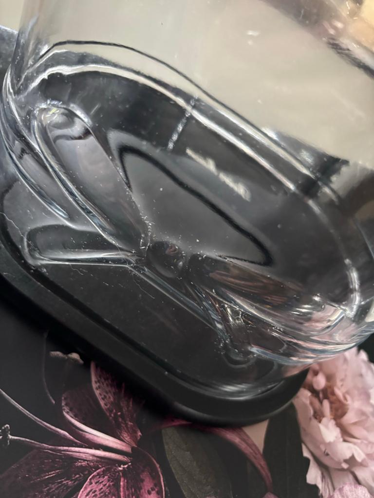 Stolp Rivièra Maison - Glas met Zwarte Voet (32 cm hoog), Ophalen, Zo goed als nieuw