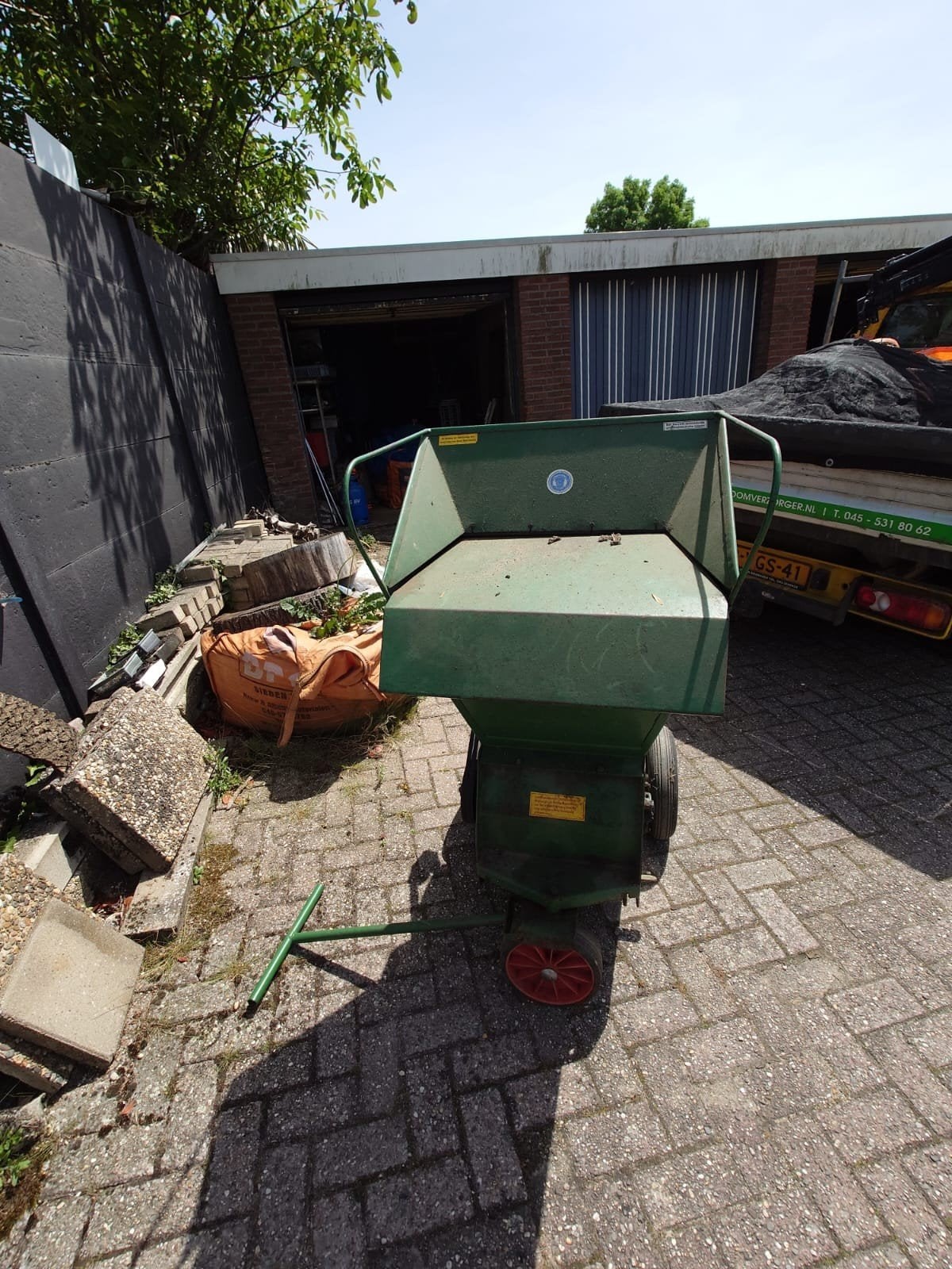 Robuuste Benzine Hakselaar - Greenstar UNI-400, Tuin en Terras, Hakselaars, Gebruikt, Benzine, Ophalen