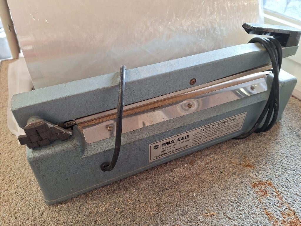 Elektrische impulse sealer, Ophalen, Gebruikt