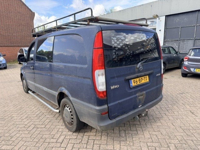 Mercedes-Benz Vito 111 CDI 320 LANG DUBBELE CABINE, Auto's, Bestelauto's, Gebruikt, 4 cilinders, Blauw, Bedrijf