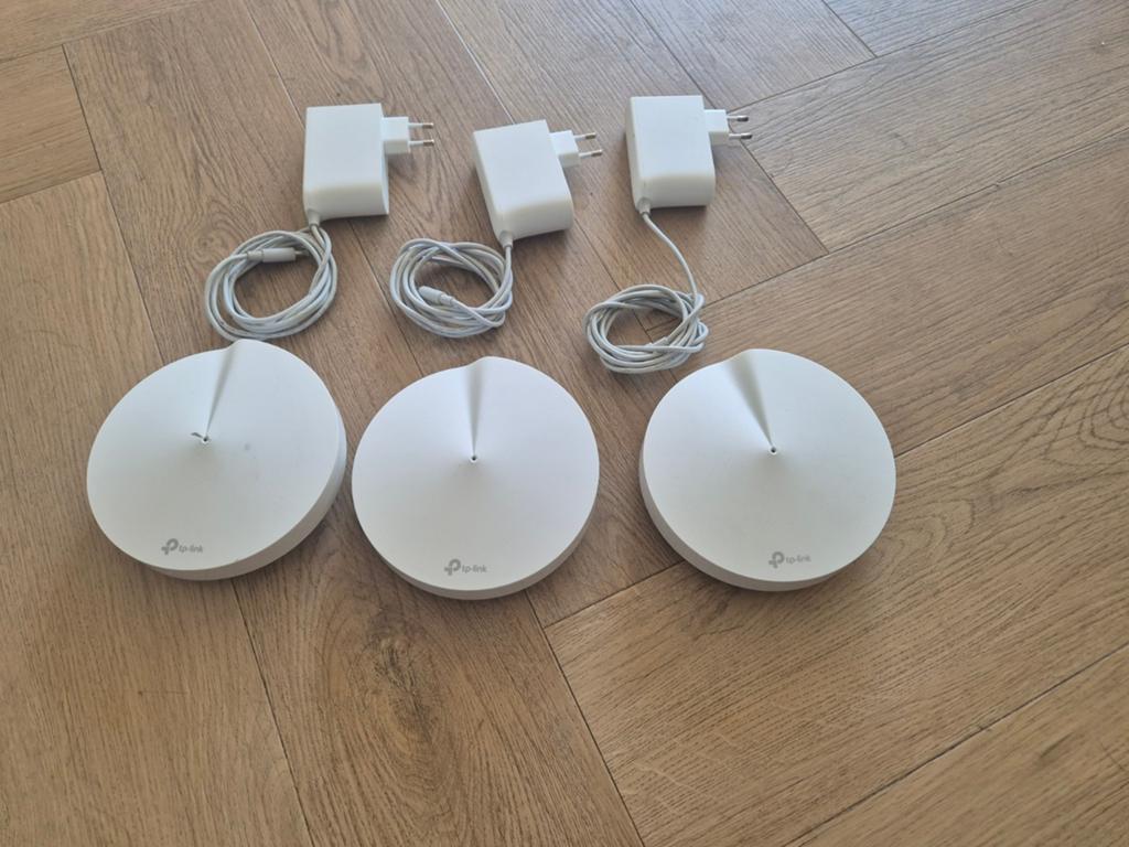 TP-Link Deco M9 Plus (3-pack) Mesh WiFi Systeem, Ophalen of Verzenden, Gebruikt, Router, TP-Link