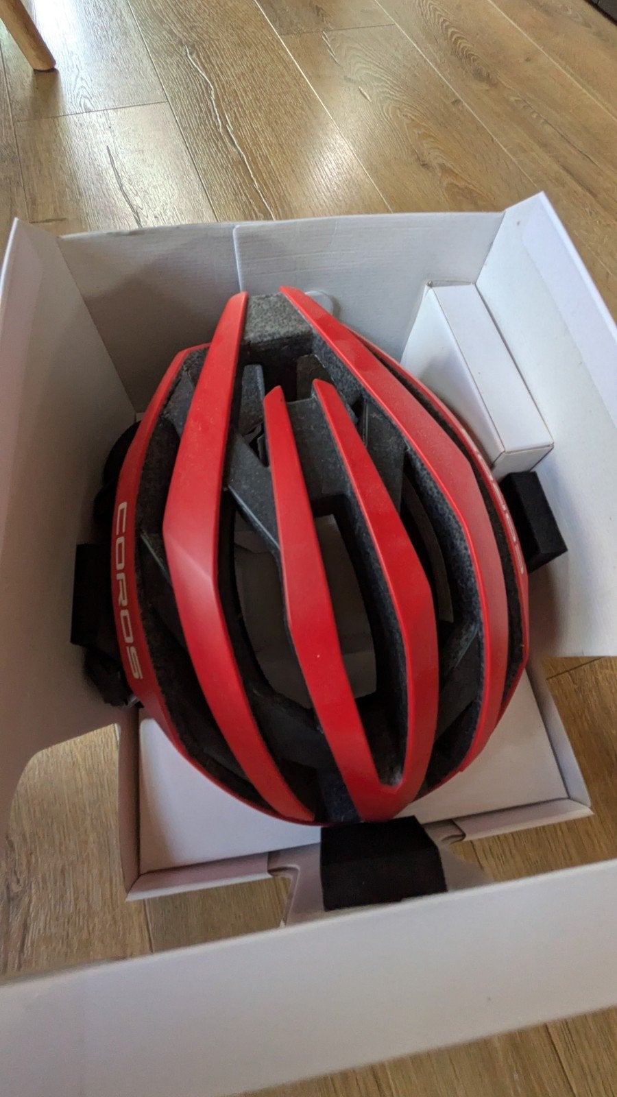 Coros Omni Smart Fietshelm – Maat M (55-59 cm) – Mat Rood, Ophalen, Coros, M, Zo goed als nieuw