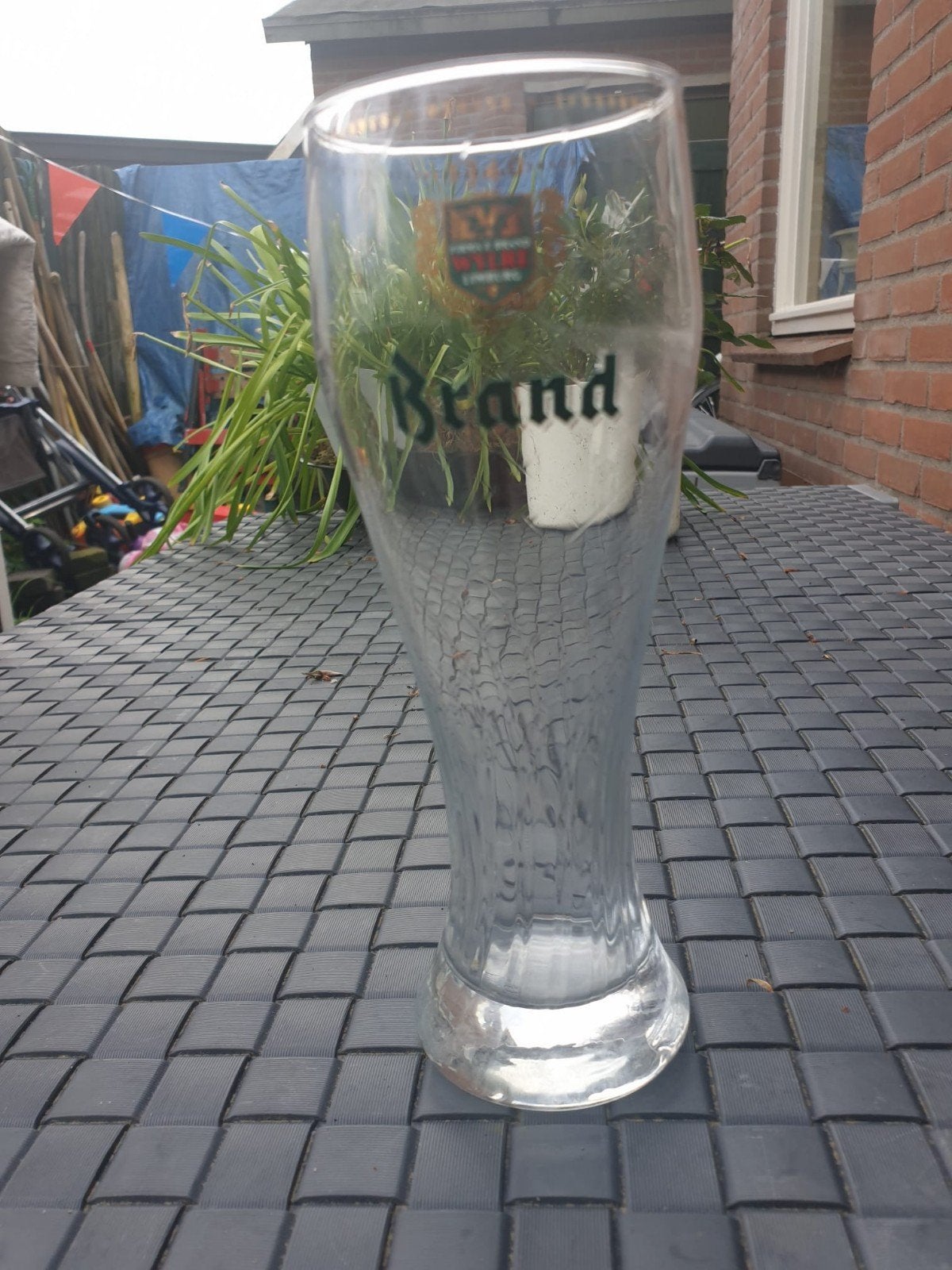 bierglas brand alleen ophalen, Verzamelen, Ophalen of Verzenden, Zo goed als nieuw, Glas of Glazen, Brand