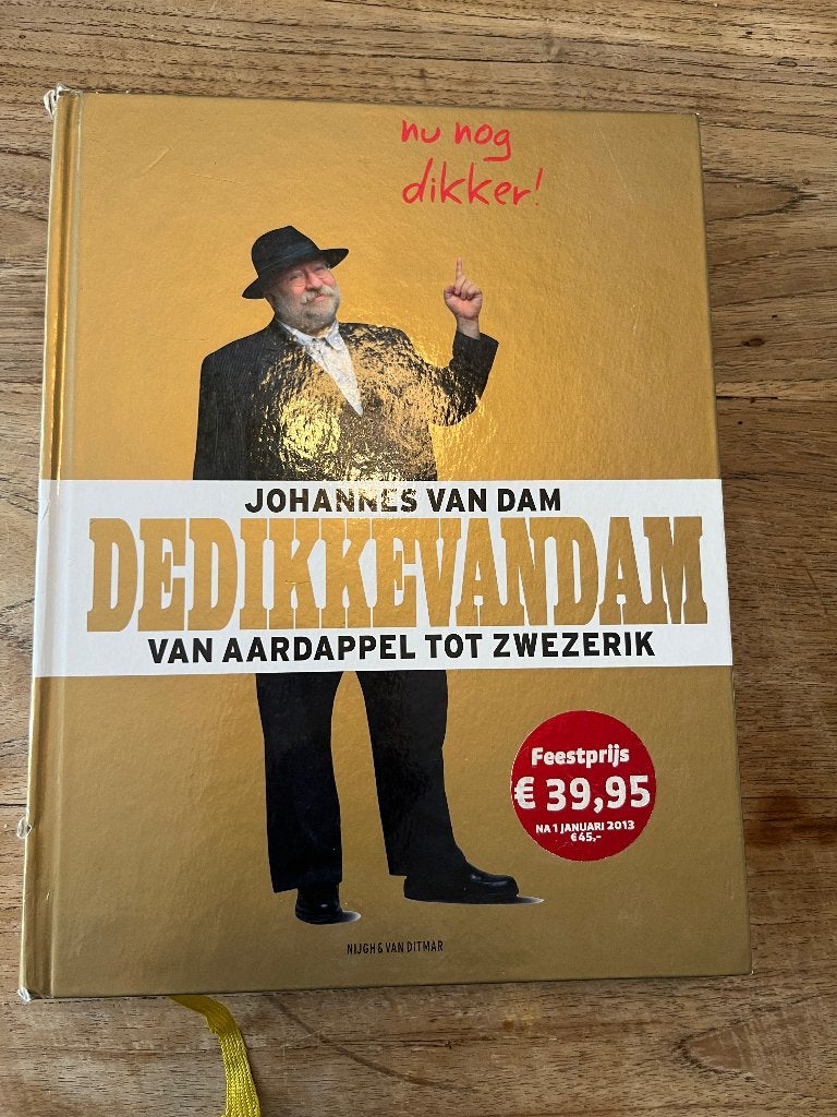 DeDikkeVanDam kookboek, Ophalen, Johannes van Dam, Zo goed als nieuw, Europa
