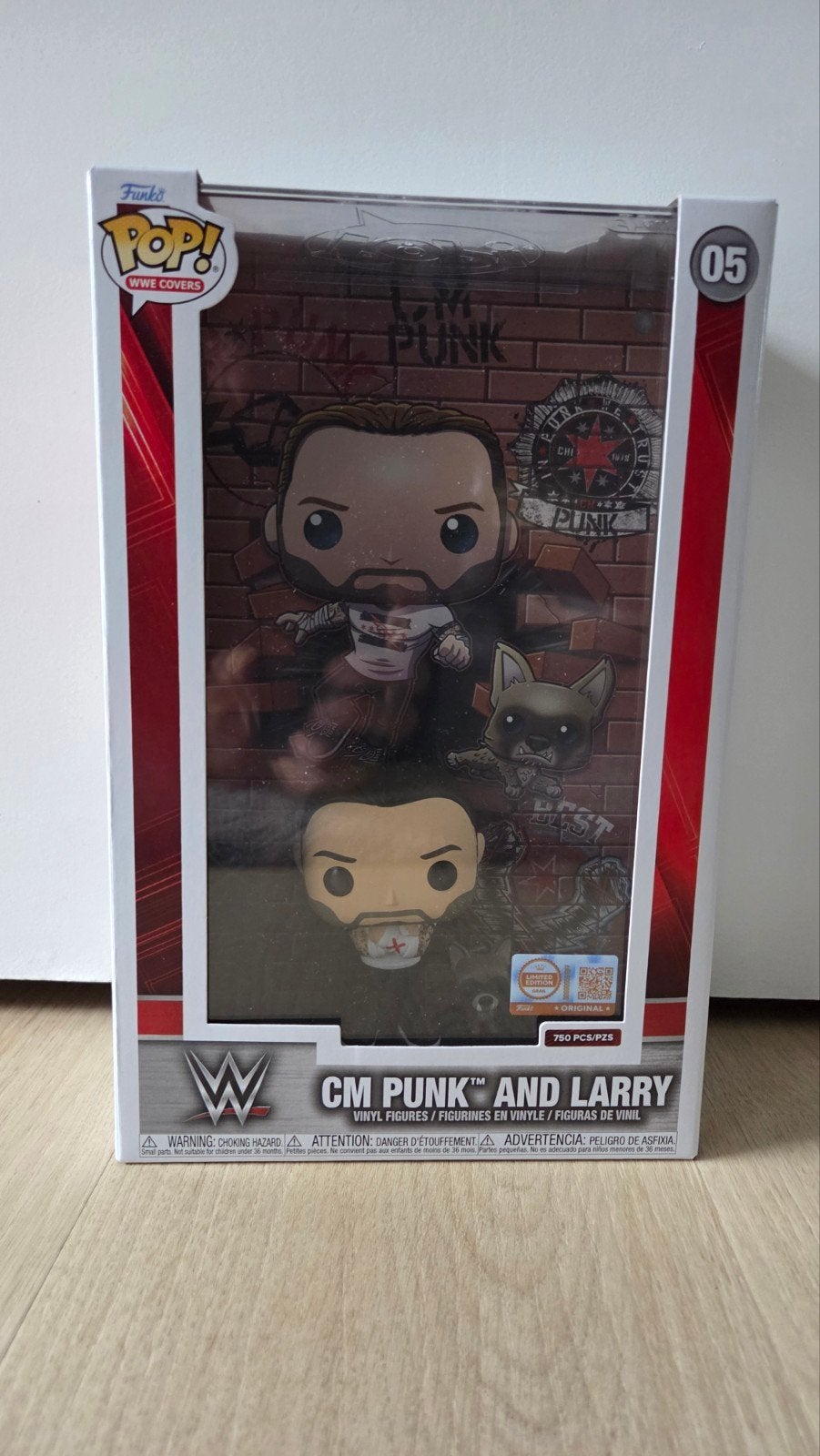 Funko pop wwe cm punk and larry grail limited edition, Ophalen of Verzenden, Nieuw