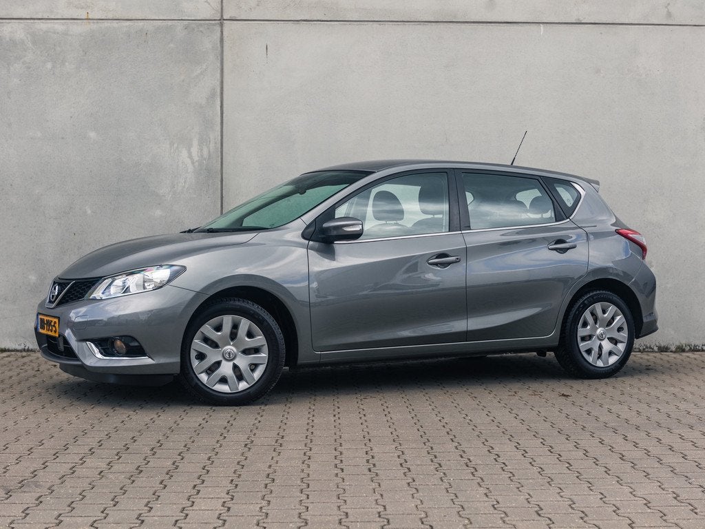 Nissan Pulsar 1.2 DIG-T Visia Airco Trekhaak Cruise control, Auto's, Nissan, Voorwielaandrijving, Stof, Gebruikt, 4 cilinders