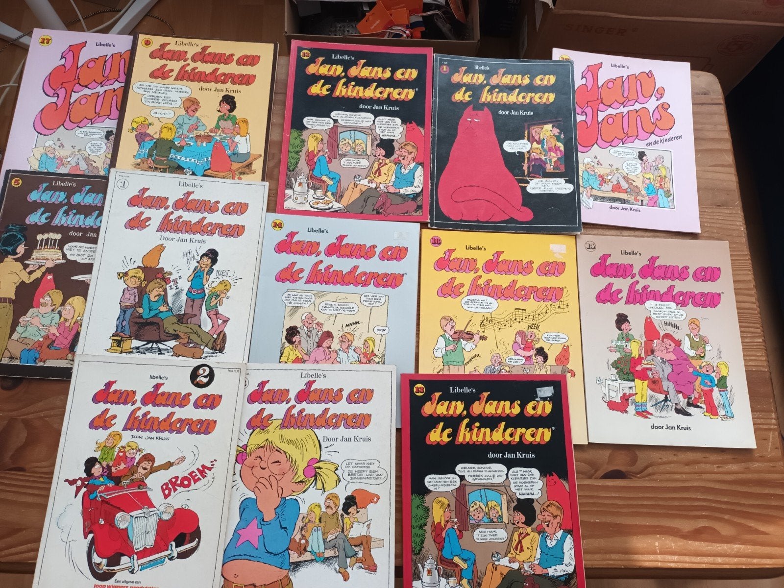 Partij Jan, Jans en de Kinderen stripboeken (diverse), Meerdere stripboeken, Ophalen of Verzenden, Gelezen, Jan Kruis