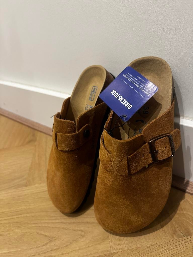 Birkenstock nieuw maat 38, Ophalen of Verzenden, Nieuw, Bruin, Slippers