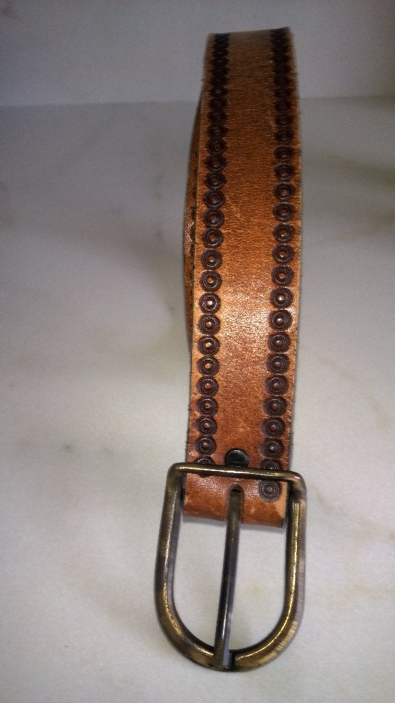 Lederen riem, Kleding | Dames, Riemen en Ceinturen, 80 tot 90 cm, Echt leder, Tailleriem, Ophalen of Verzenden