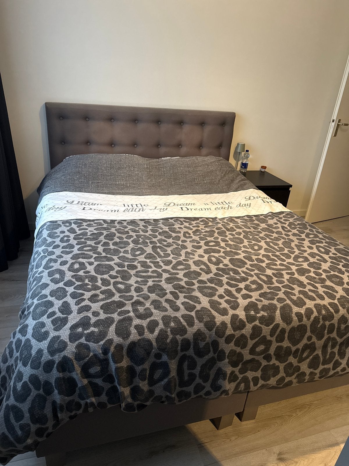 Tweepersoons boxspring, Ophalen, Tweepersoons, Zo goed als nieuw, 200 cm