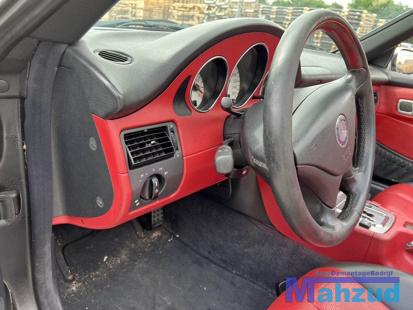 MERCEDES SLK R170 Rood dashboard delen middenconsole handsch, Auto-onderdelen, Gebruikt, Mercedes-Benz AG, Mercedes-Benz, Ophalen of Verzenden
