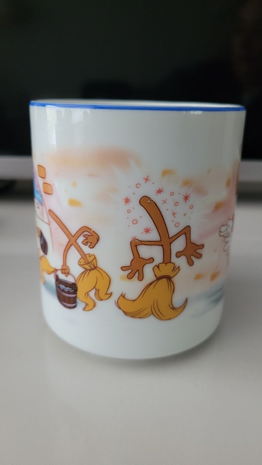 Vintage jaren 80 Disney Fantasia mok uit Japan, Ophalen of Verzenden