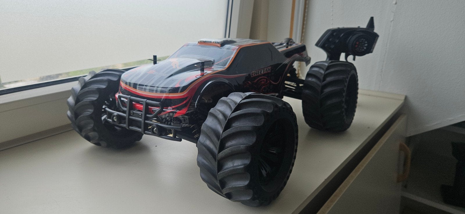 JLB Cheetah Brusless 1:10 +/- 80km, Elektro, Auto offroad, Nieuw, Ophalen of Verzenden