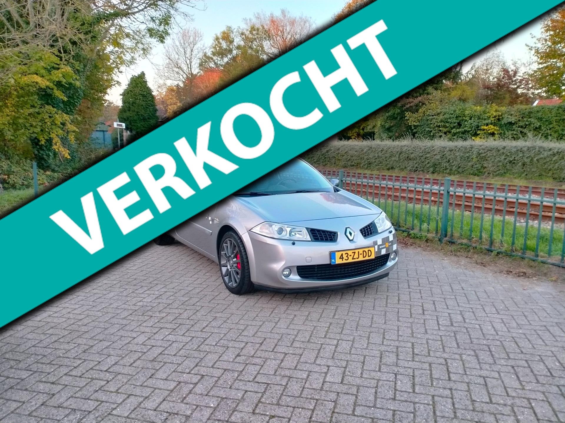 Renault Mégane 2.0-16V T F1 Team R26 RS zeer netjes! liefhe, Auto's, Gebruikt, Zwart, 4 cilinders, Origineel Nederlands