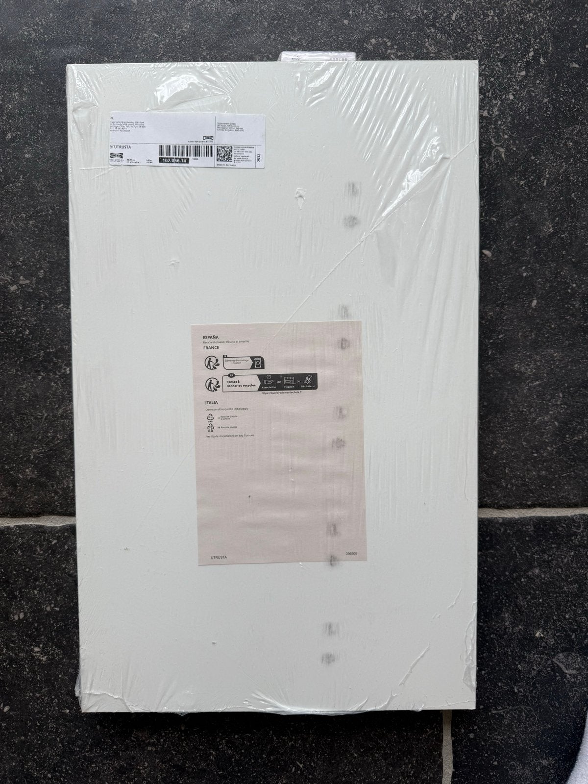 IKEA UTRUSTA Plank 60x37 cm - Nieuw in verpakking, Huis en Inrichting, Keuken | Keukenelementen, Ophalen, Minder dan 50 cm, Wit