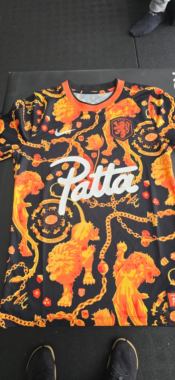 Nike x Patta x KNVB Pre-Match Shirt XL - Nieuw, Nike x Patta, Zwart, Ophalen of Verzenden, Maat 56/58 (XL)