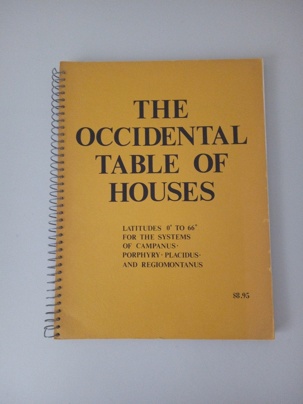 The Occidental Table of Houses - Astrologie Boek, Gelezen, Astrologie, Ophalen of Verzenden, Occidental Data