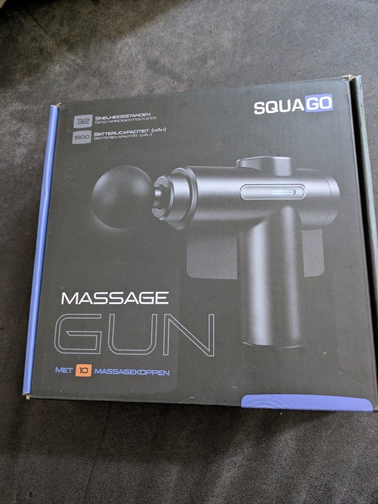 Massage apparaat / massage gun, Sport en Fitness, Massageproducten, Ophalen of Verzenden, Zo goed als nieuw, Apparaat